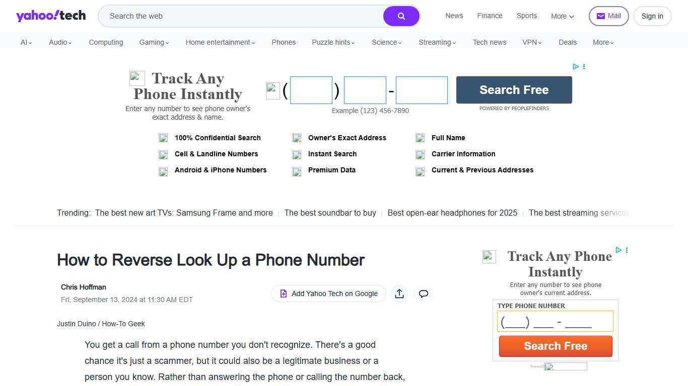 How to Reverse Look Up a Phone Number